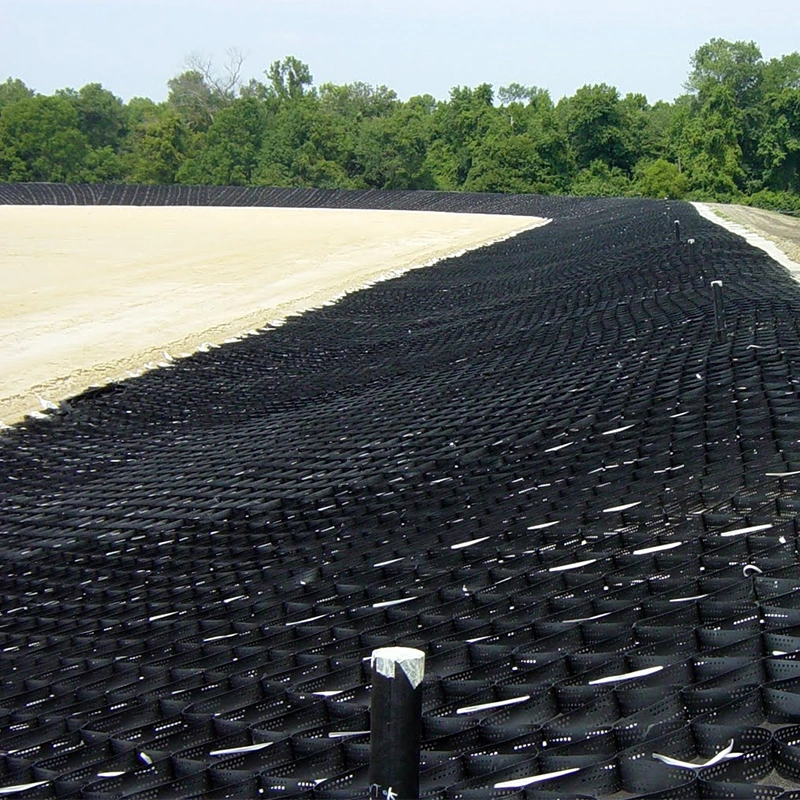 مكافحة التآكل 50 مم Hdpe Geocell لتعزيز التربة على الطريق هيل المنحدر 2
