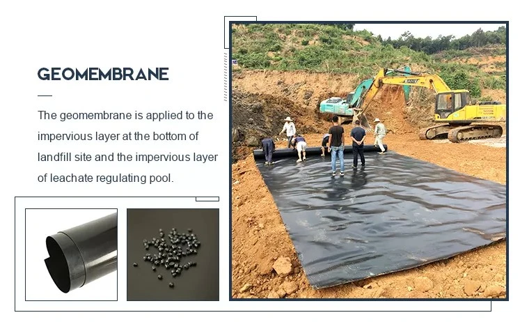 1.5mm HDPE Geomembrane لمشروع مكب النفايات في الفلبين 4