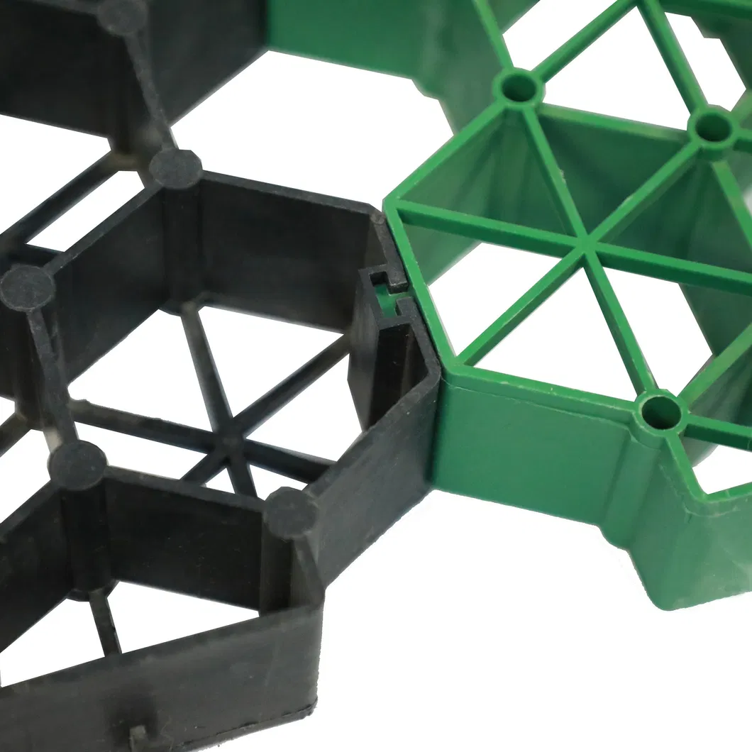 الشبكة المثبتة للعشب البلاستيكي من HDPE لموقف السيارات 4