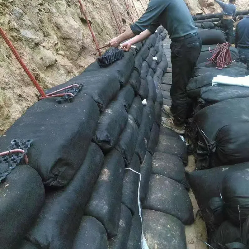 حقيبة جيو غير منسوجة بوليستر / PP Geobag لحماية المنحدرات والسد العشبي لحماية البيئة البيئية 12
