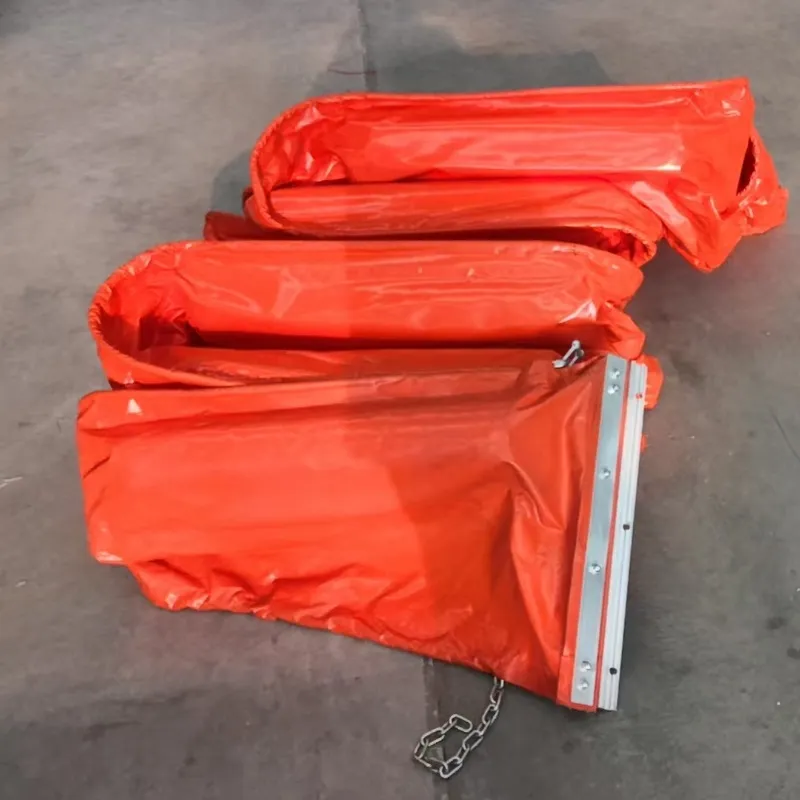 الستار المائي العائم المنقول للطين PVC ستار الطين الزجاجي ستار الطين زيت PVC ستار احتواء الزيت ستار الطين 17