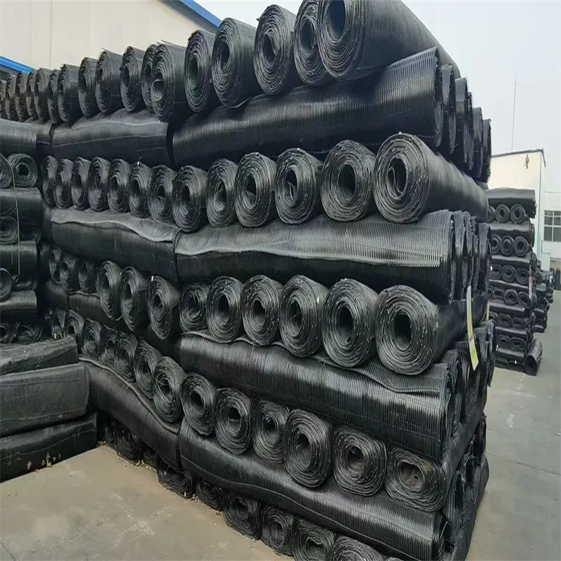 PP PE البلاستيكية ذات الاتجاه الواحد أحادي المحور البوليستر Geogrid Gravel Grid استقرار الأرض لتعزيز التربة 17