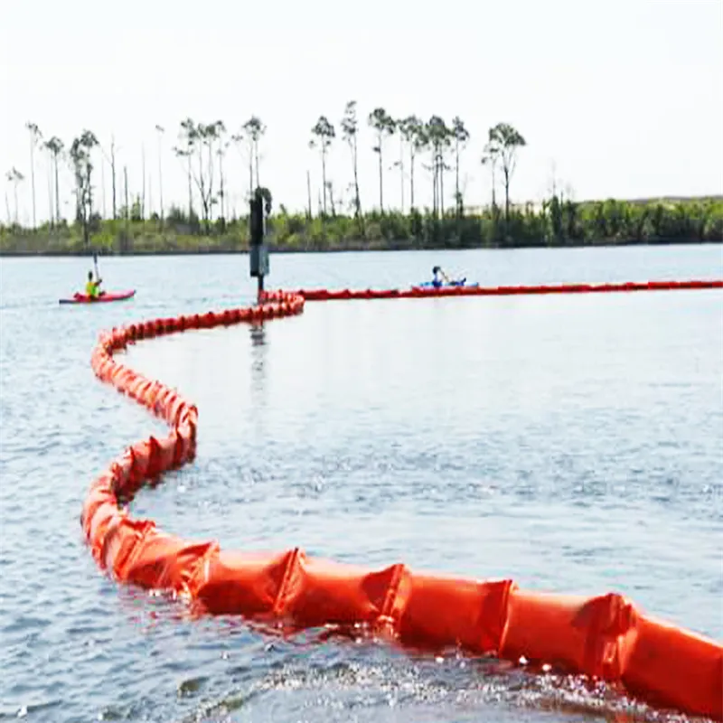 الستار المهبل PVC العائمة ستار الستار احتواء بوم صديقة للبيئة زيت التسرب بوم سيلز العائمة للسياحة 0