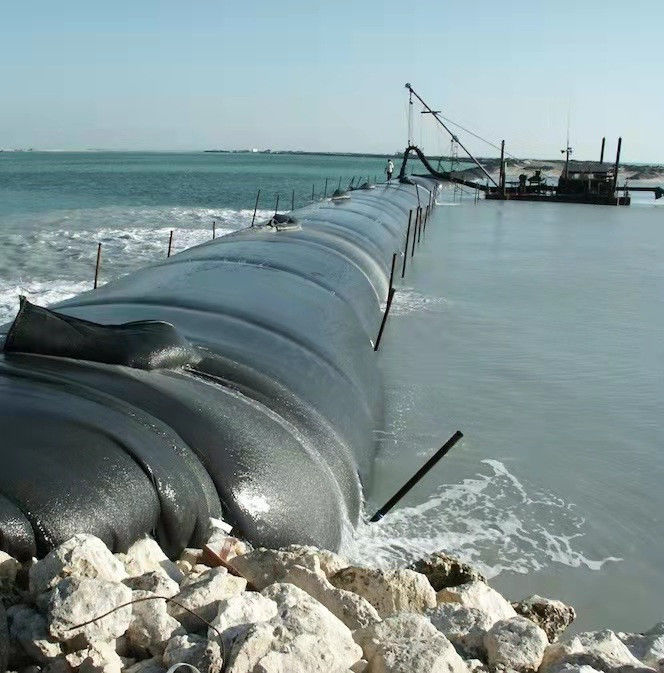 ISO9001 أكياس نزح المياه Geotube مرشح الرواسب لمؤسسة سد