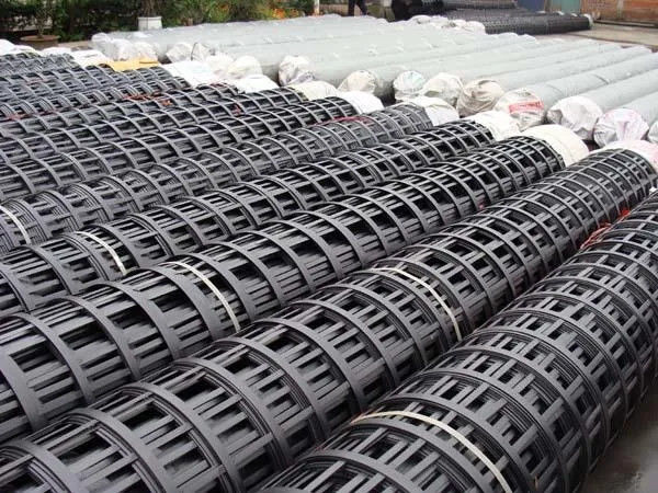 اللحام المركب البلاستيكي الصلب جيوتكستايل Geogrid ذو محورين متكامل منتجات Geogrid