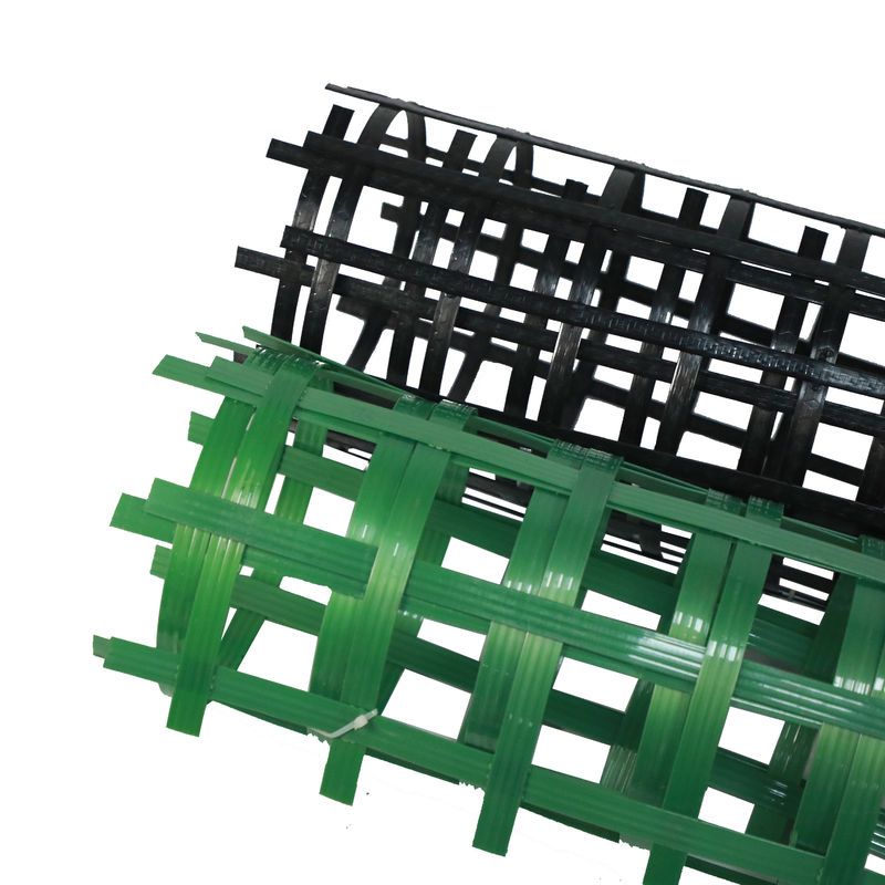 PET ذات اتجاهين تمتد لحام ثنائي المحور لا يتجزأ موزع منتجات Geogrid