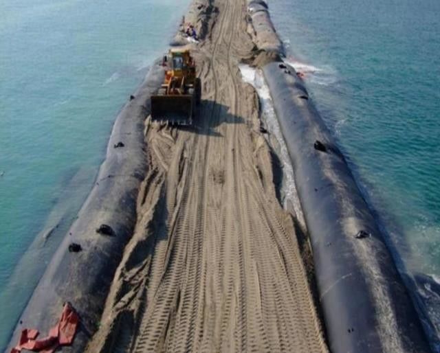 أكياس تجريف جيوتكستايل جيوتوب لنزع المياه أكياس تصفية الرواسب