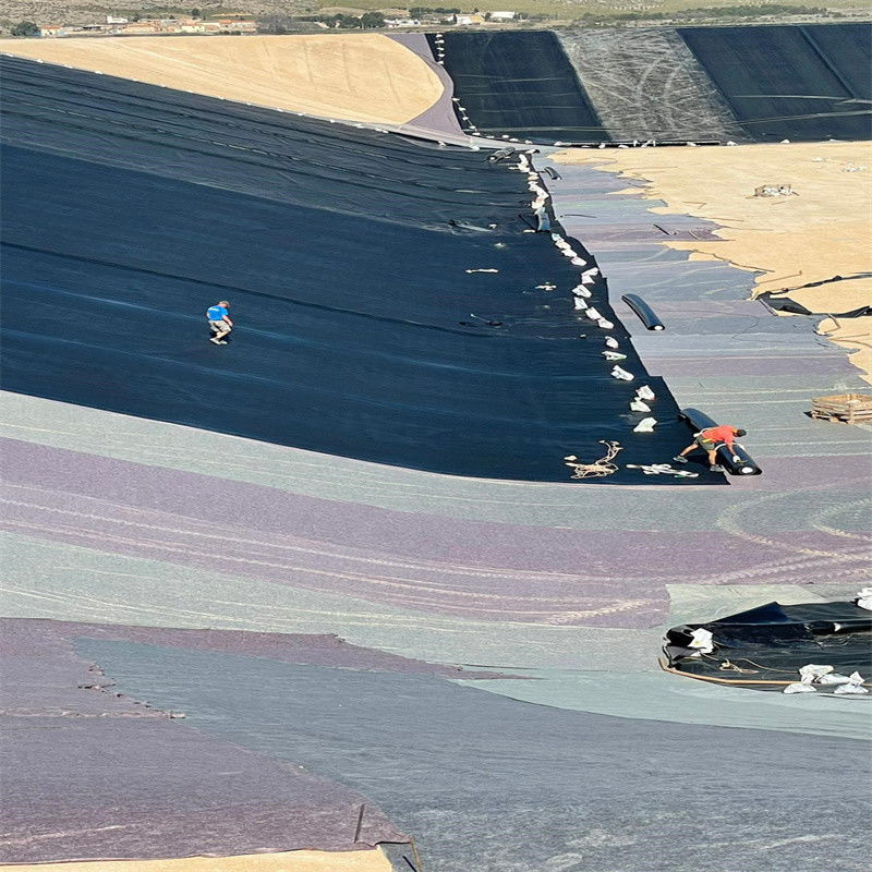 حاوية عزل المياه الجيوغرافية HDPE / حاوية حمام السباحة / مواد بناء الطرق الجوريد مكب الغاز الحيوي