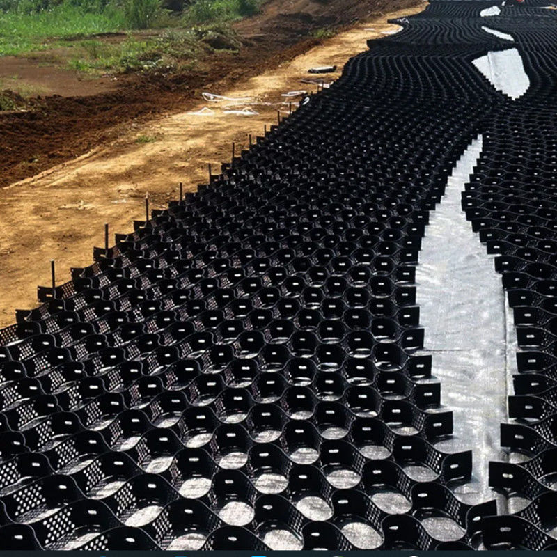 النظام الخلوي للتعزيز الأرضي للخلية الجيولوجية نظام شبكة القبر HDPE / PP للخلية الجيولوجية للطريق