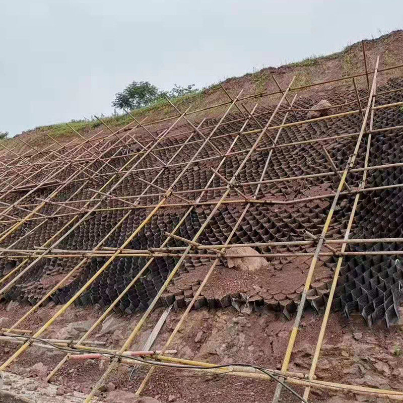 النظام الخلوي للتعزيز الأرضي للخلية الجيولوجية نظام شبكة القبر HDPE / PP للخلية الجيولوجية للطريق