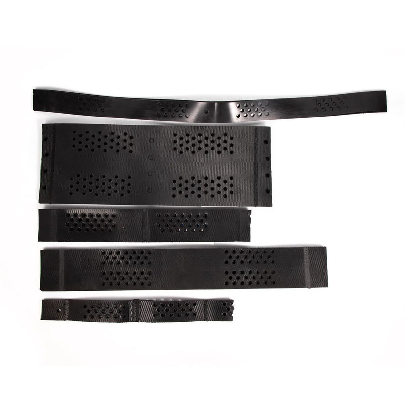 250mm 75mm 100mm 150mm Hdpe Geocell نسيج عالي HDPE شبكة الحصى المزروعة بالعسل Geocell البلاستيكي مباشرة السعر المصنع