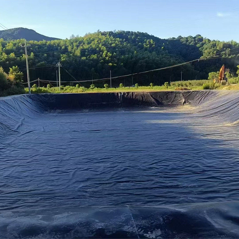HDPE Geomembrane بركة غطاء 1.0mm سمك مع 100٪ المواد العذراء لقناة المياه