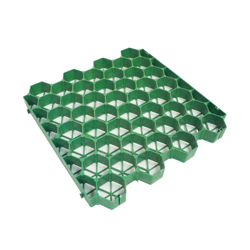 مقاطع HDPE المصفوفة الشبكة العشبية البلاستيكية البوليستر الشبكة الجغرافية البلاستيكية لموقف السيارات مخرج الحريق الجملة المناظر الطبيعية الأرضية الحجر الجغرافي الشبكة الحديدية