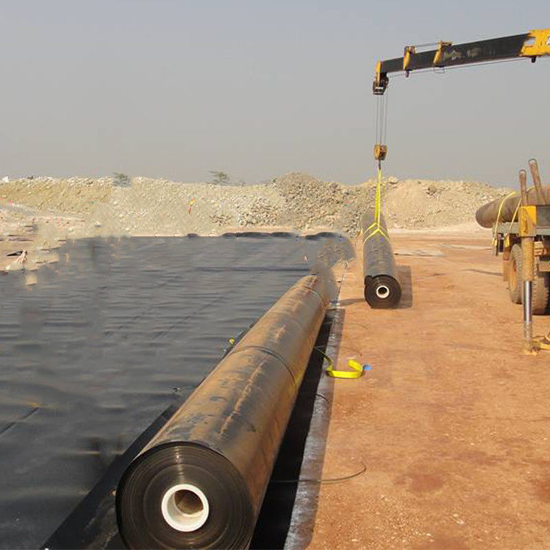 Impermeable UV Resistant HDPE Geomembrane Pond Liner for Aquaculture Agriculture Dam Landfill Fish Farming Biodigester Mining