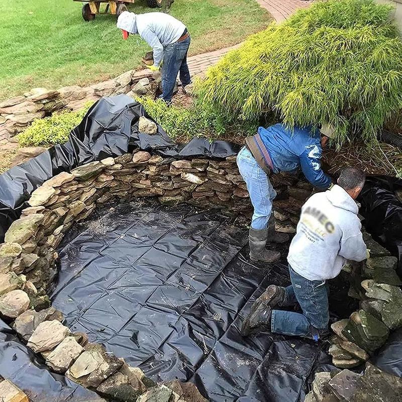 بطانة بركة جيوممبرين 0.5 مم 1 مم 1.5 مم 2 مم HDPE LDPE Lldpe PVC EVA بطانة بركة جيوممبرين