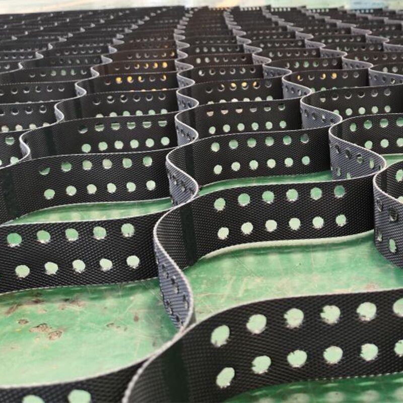 تصنيع شبكة حصى جيوسيل HDPE لاستخدامها في الممرات ومشاريع طرق الوصول