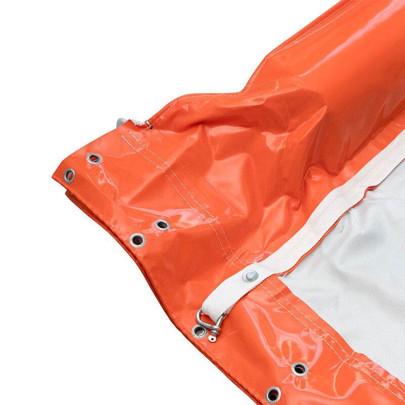 الستار الطين العائم مكافحة تلوث المياه زيت طفرة البروتوكول البلاستيكية الشفافة المائية الستار الطين العائم